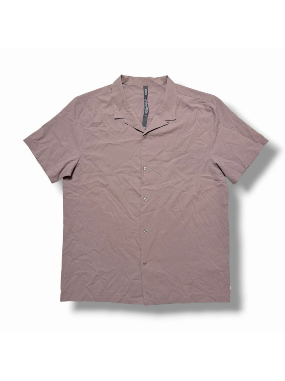 Vuori Men’s Mauve Seaport Button-Down Lightweight Camp Shirt - Large - NWOT